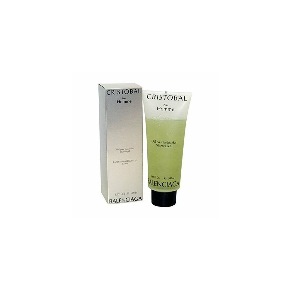 Cristobal For Men By Balenciaga Shower Gel  200ml 6.66 oz