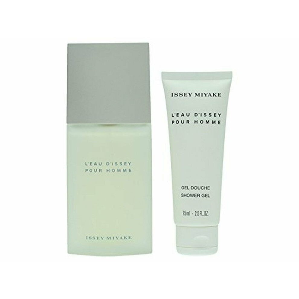 Issey Miyake L'Eau D'Issey  Gift set For Men ,Eau de Toilette Spray 75ml & Showe