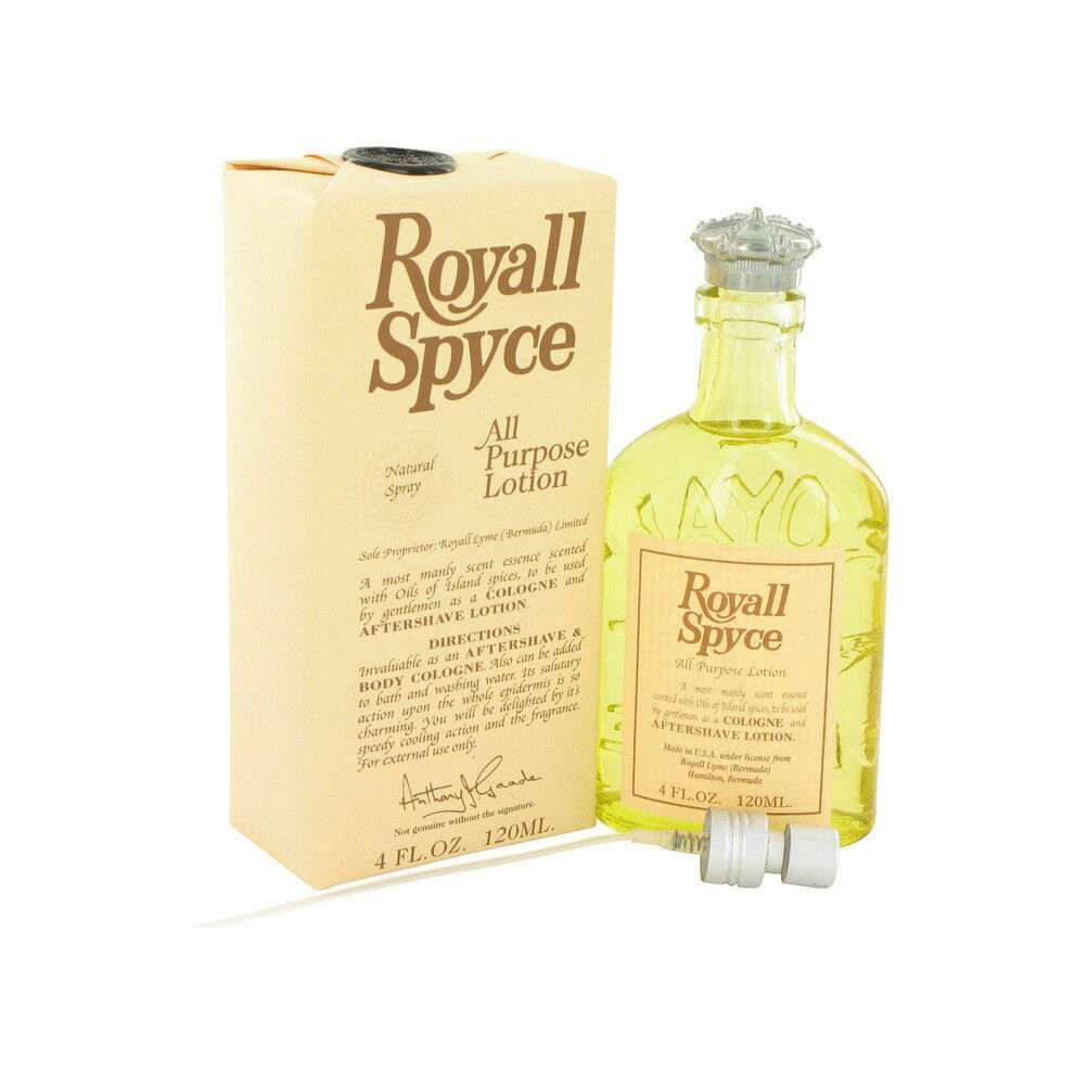 Royall Spyce Of Bermuda By Royall Fragrances For Men. All Purpose Lotion Spray 4.0 Oz