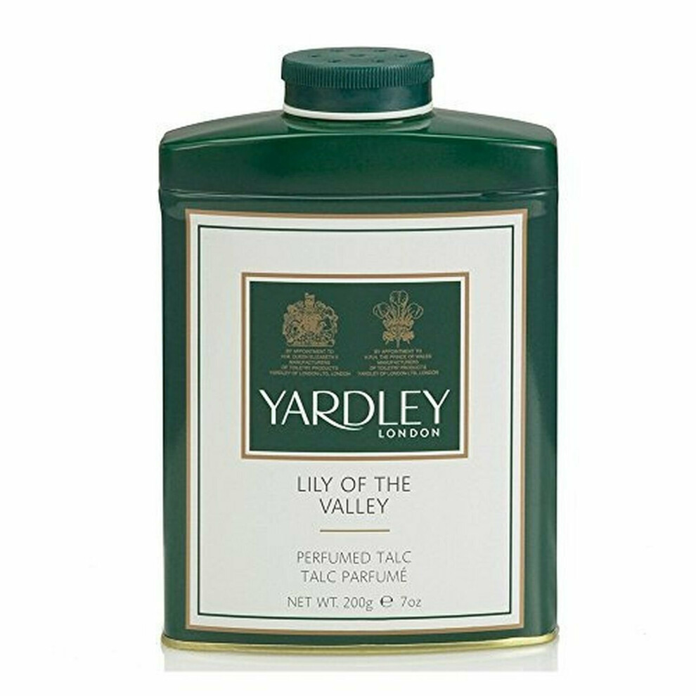 Yardley English Lily of the Valley Tin Talc The haven of fragrance 200 g