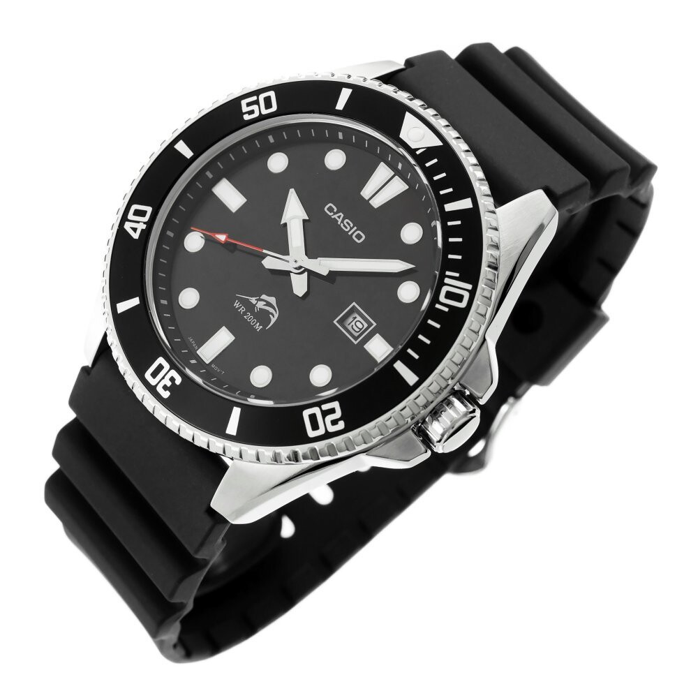 Casio MDV106-1A Men's Analogue Sports Watch - Black | Diving Watch