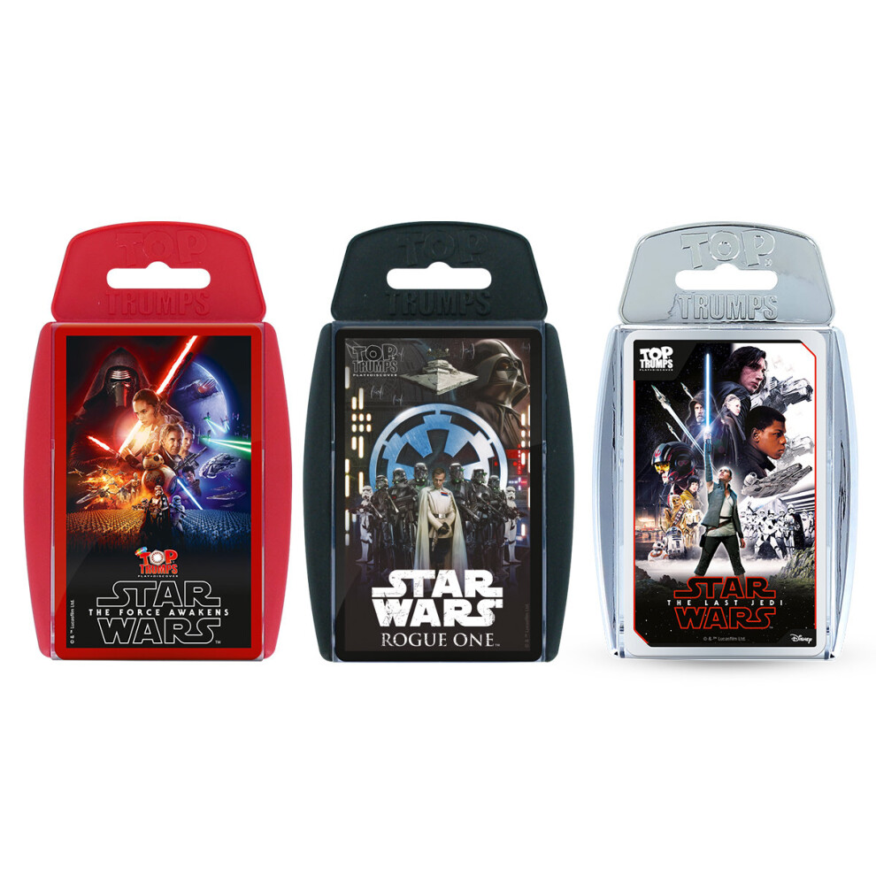 Star Wars Sequel Trilogy - Top Trumps Card Game Bundle