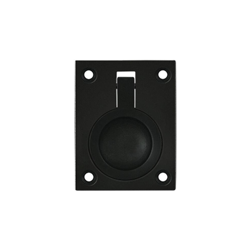 Deltana Frp25u19 2.5 X 1.87 In. Flush Ring Pull, Black - Solid 760923279500