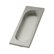 Deltana FP4134U15 4 x 1.62 x 0.37 in. Large Flush Pull, Satin Nickel - Solid