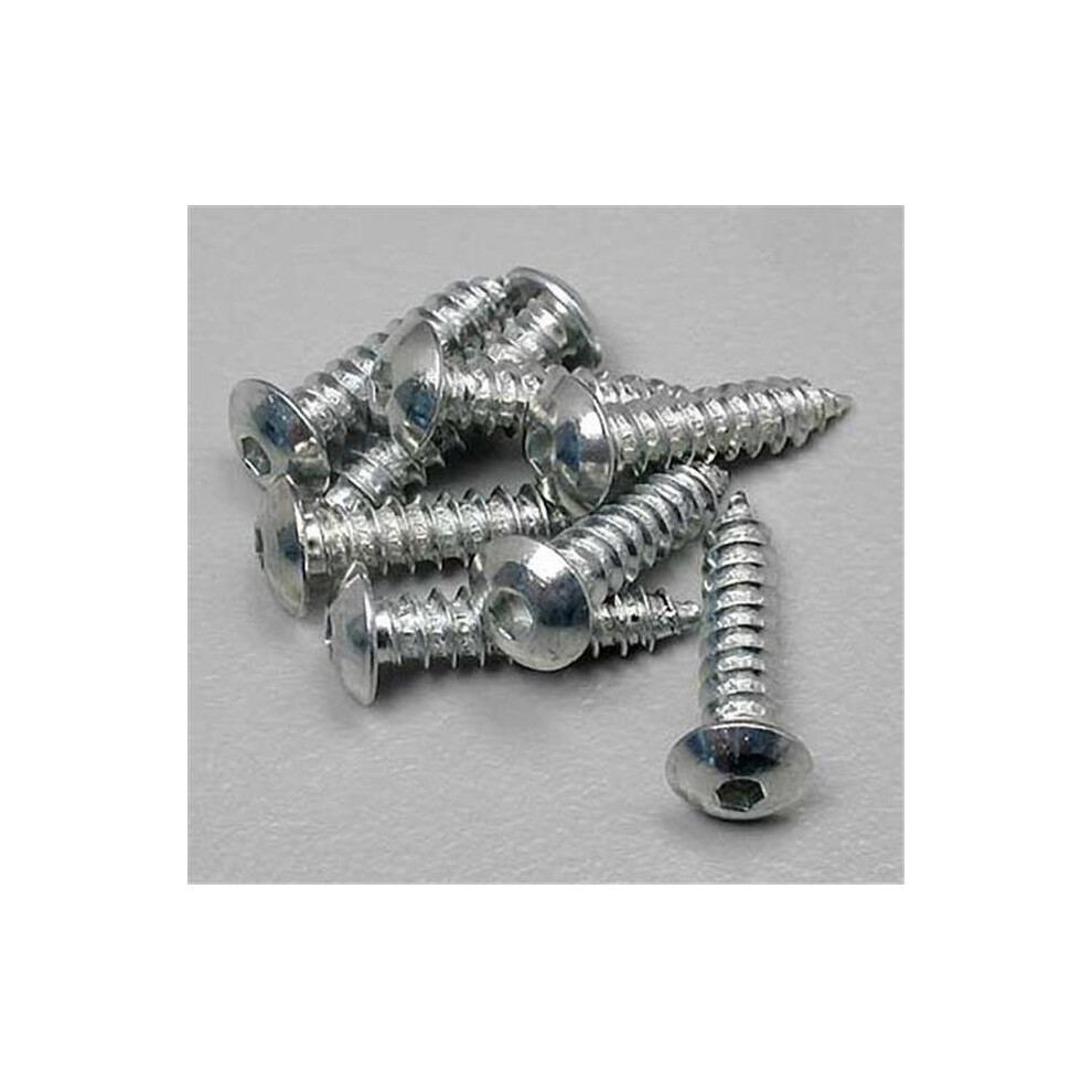 Dubro Products Dub527 4 X 0.5 In. Button Head Sheet Metal Screws - 8 Piece 011859005276