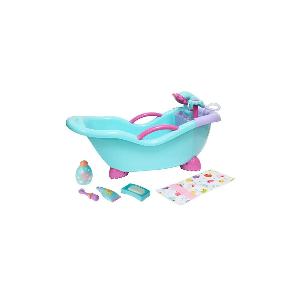 Photos - Doll Accessories For Keeps 25520 Large Bath Tub Plus Accessories to Fit Dolls - Up to 16 in.