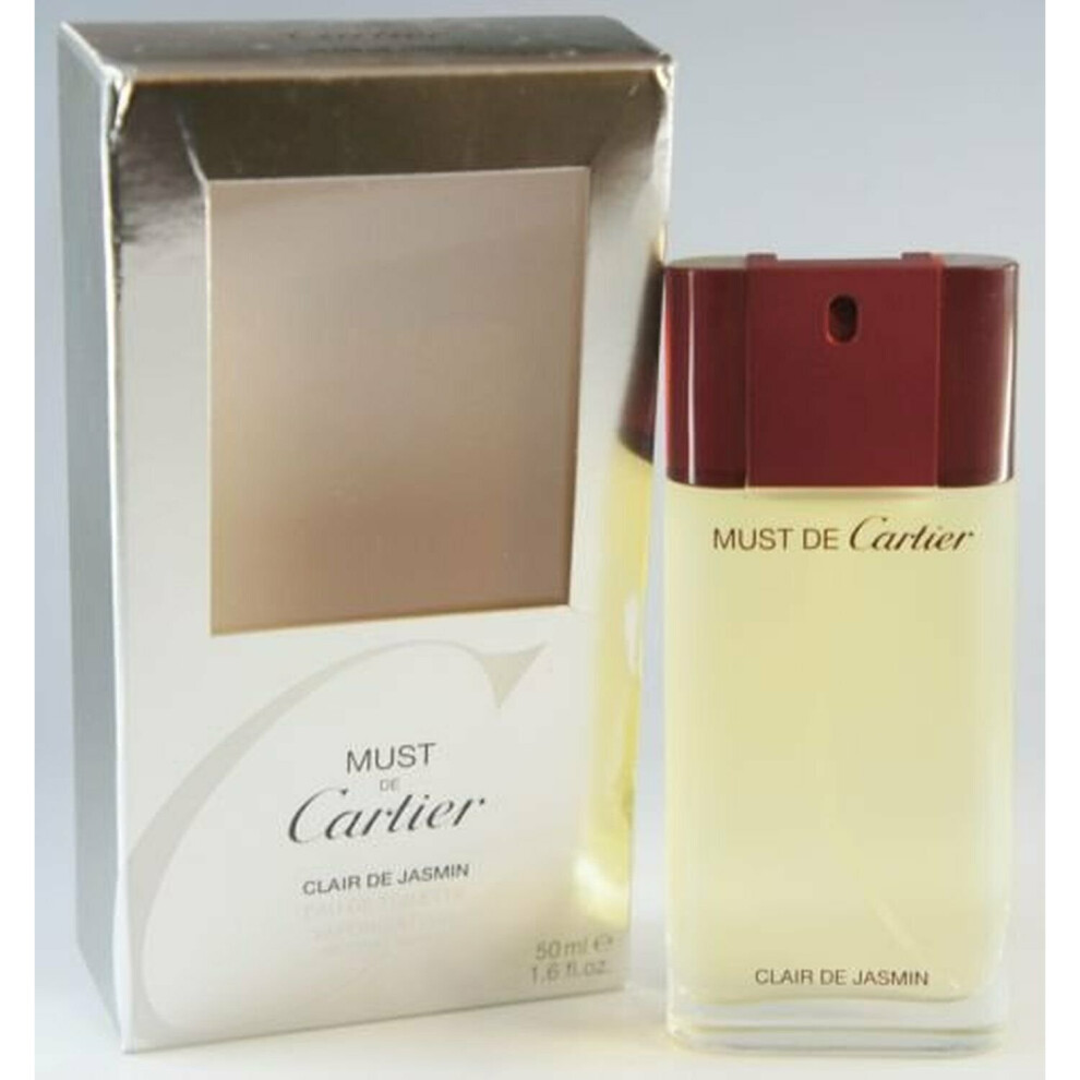 MUST DE CARTIER CLAIR DE JASMIN 50ML EDT EAU DE TOILETTE