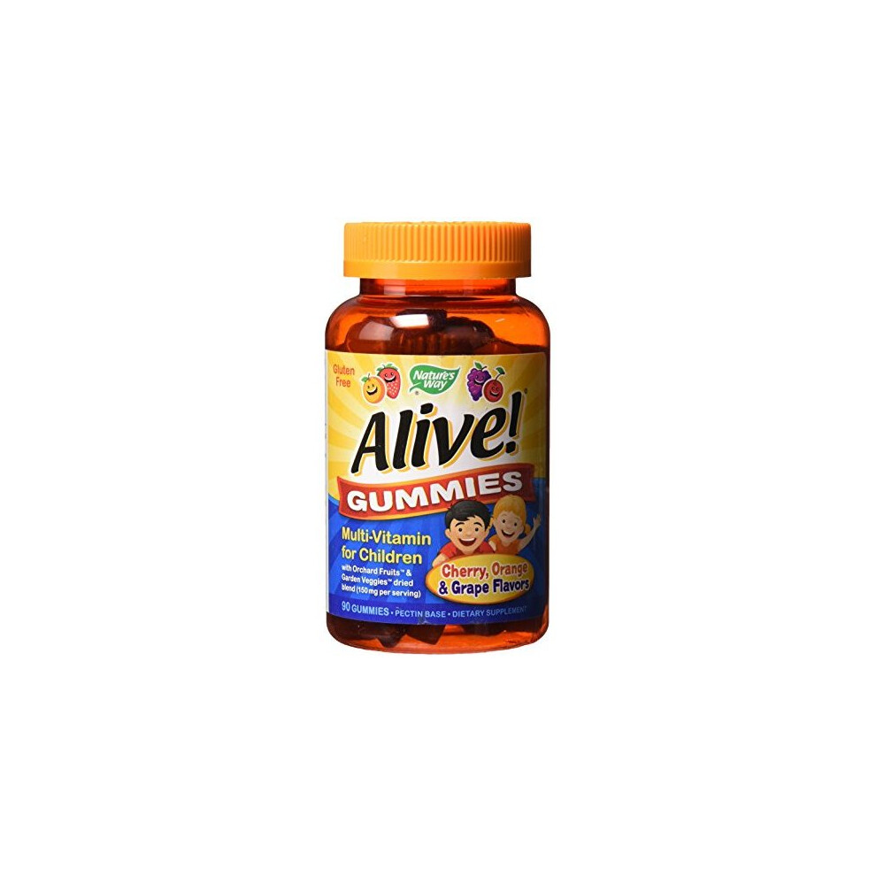 Nature's Way Alive Gummies Multi-Vitamin For Children 90 Gummies