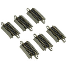 Bachmann Industries E-Z Track Viertelstück 12,50" Radius gebogene Schiene (6/Stück) N Maßstab