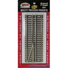 SP Whistle Stop ATM521 HO Scale Code 83 6 in. Straight Section - 4 Piece