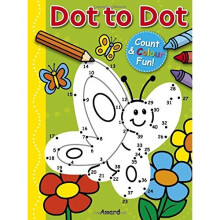 Dot to Dot Butterfly and More: Counting & Colouring Fun!