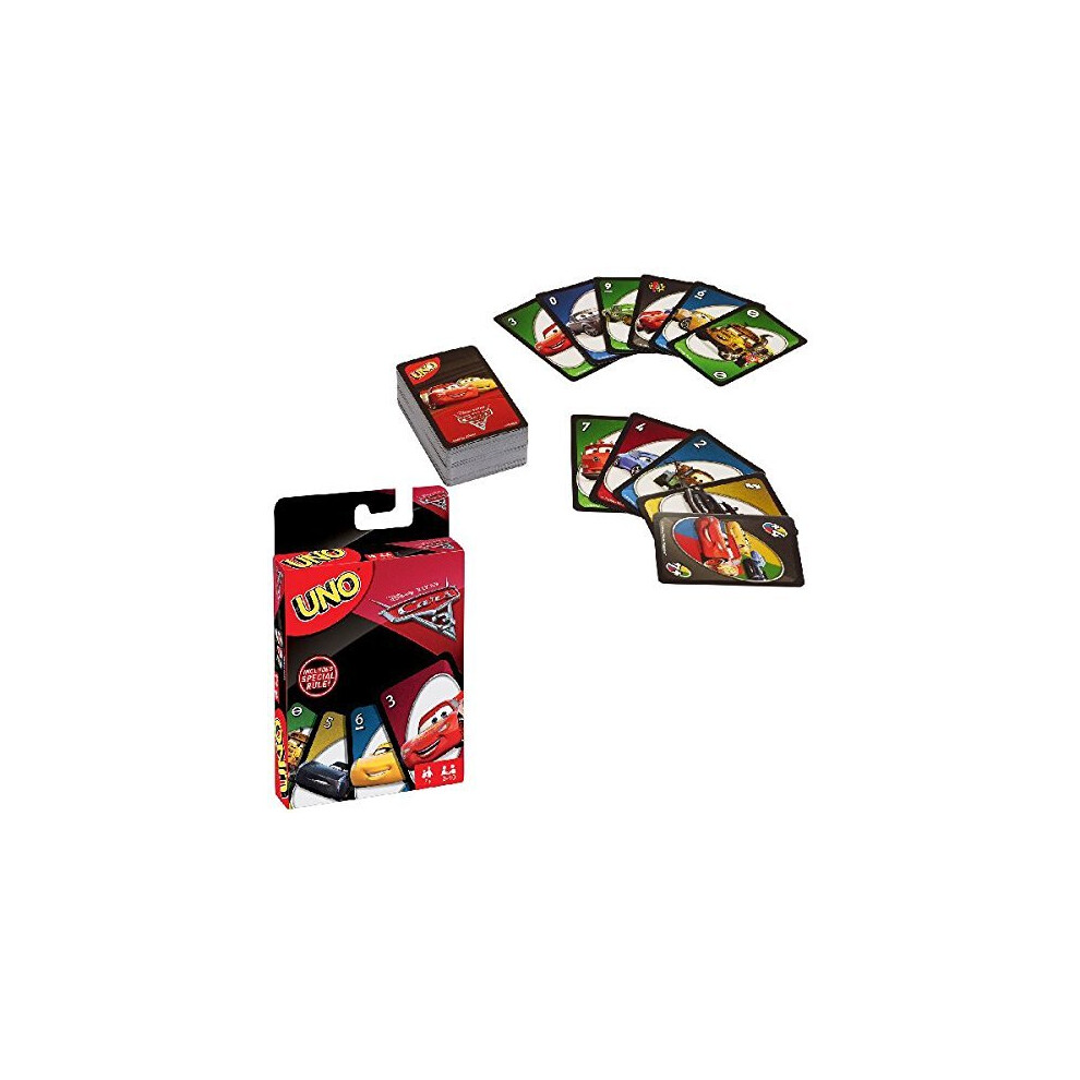 Mattel Games Uno Cars 3 Card Game