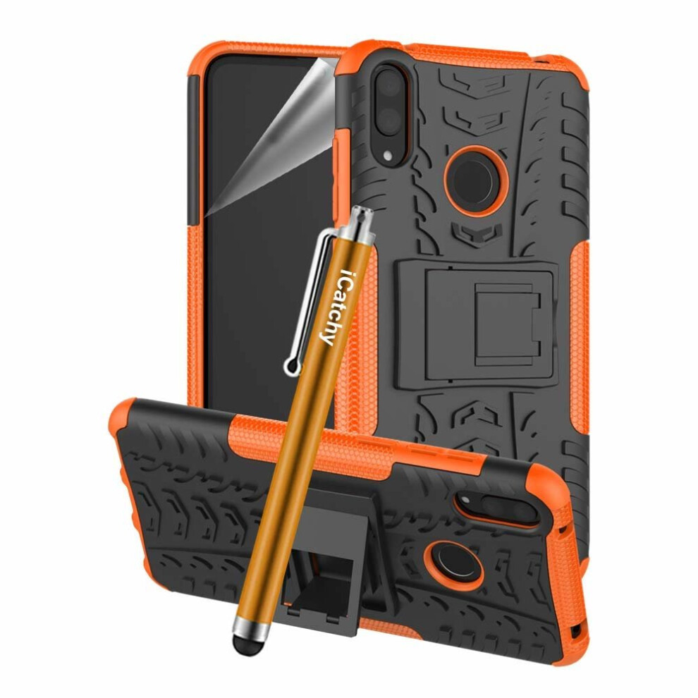 (Orange) For Huawei Y7 2019 Shockproof Case Cover Orange 5056298002009