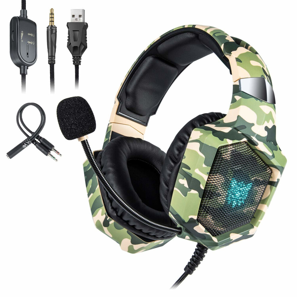 (Pc/Ps4)Gaming Headset,Surround Stereo Gamers Headphones With Mic 6951971034928