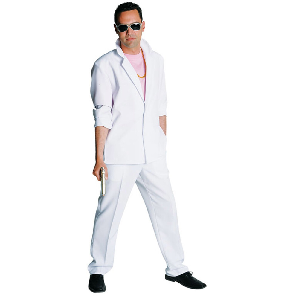 (S) 80's Miami Vice Crockett Costume