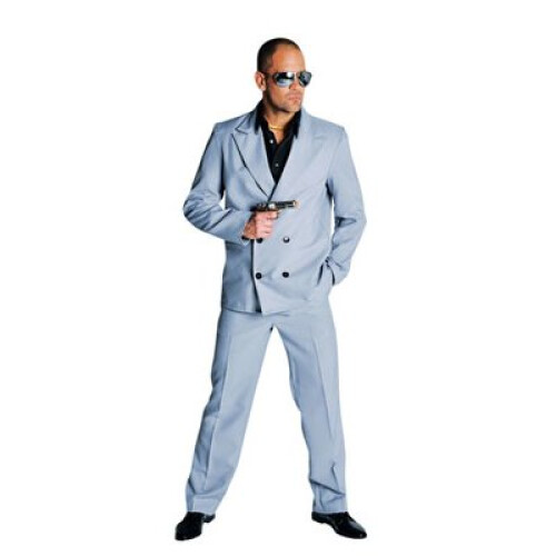 (S) 80's Grey Miami Vice Suit - Tubbs