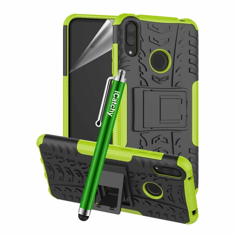 (Green) For Huawei Y7 2019 Shockproof Case Cover Green 5056298001996