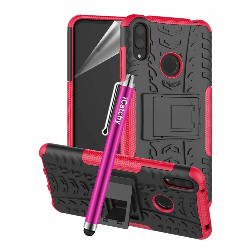 (Pink) For Huawei Y7 2019 Shockproof Case Cover Pink 5056298002030