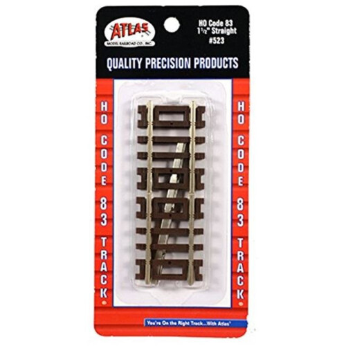 SP Whistle Stop ATM523 HO Code 83 1.5 in. Straight Section 4 Piece