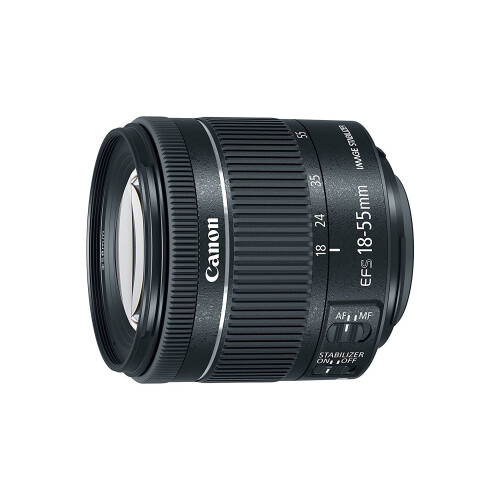 Canon CANON EF-S 18-55mm F4-5.6 IS STM Μαύρο (Λευκό Κουτί)
