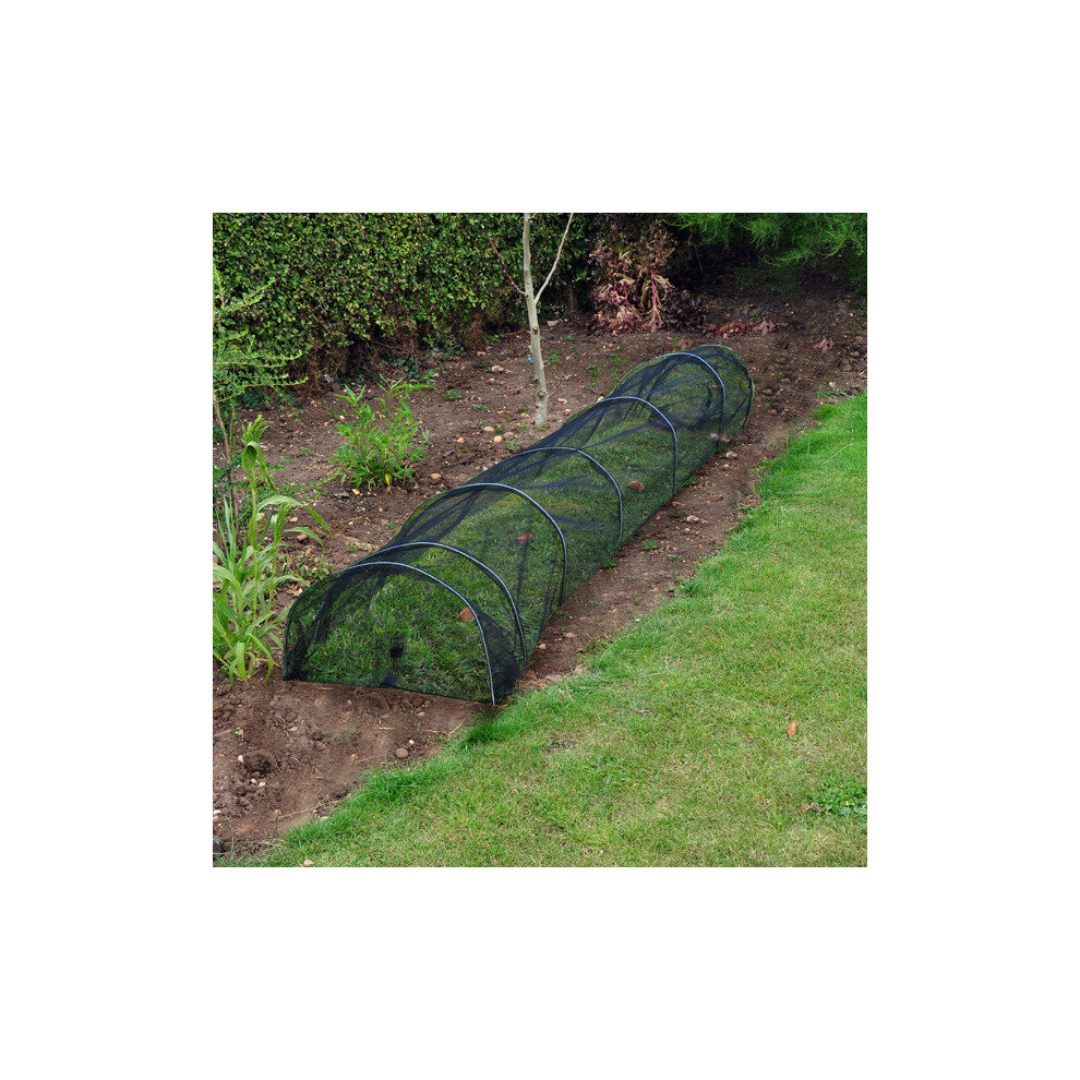 GROW TUNNEL NET MESH CLOCHE VEGETABLES PLANT PROTECTION ALLOTMENT GARDEN CROPS