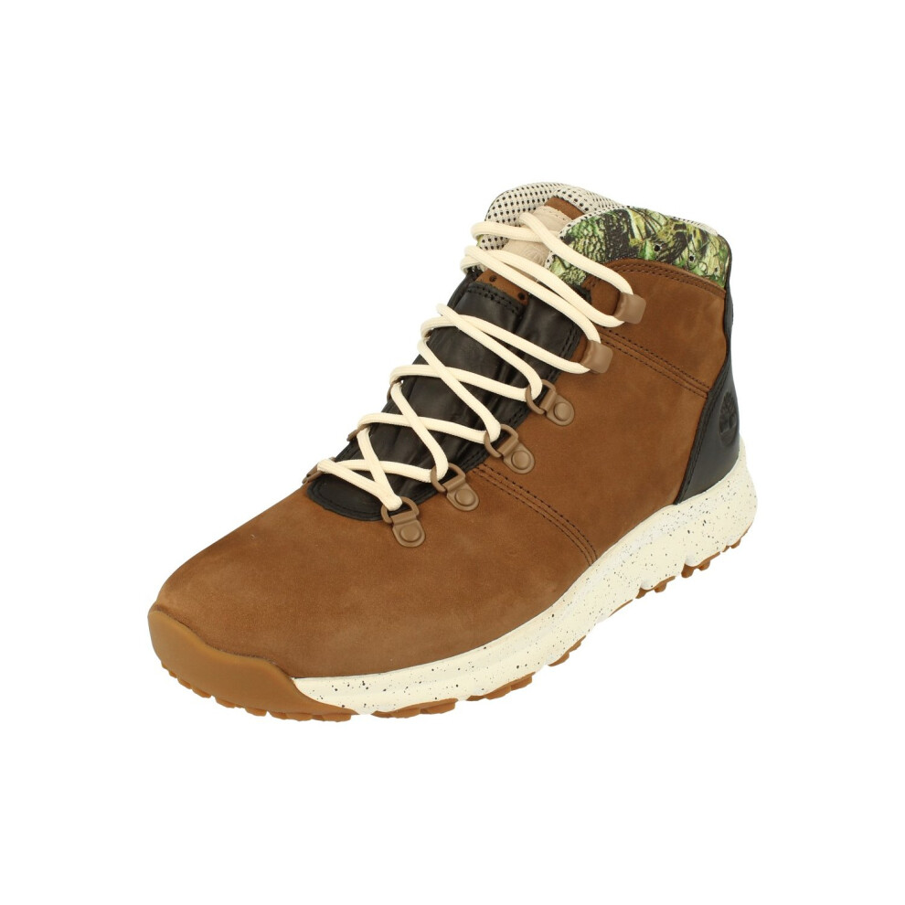 (9.5 (Adults')) Timberland Mens World Hiker Hi Top Boots Tb OA1U93 Sneakers