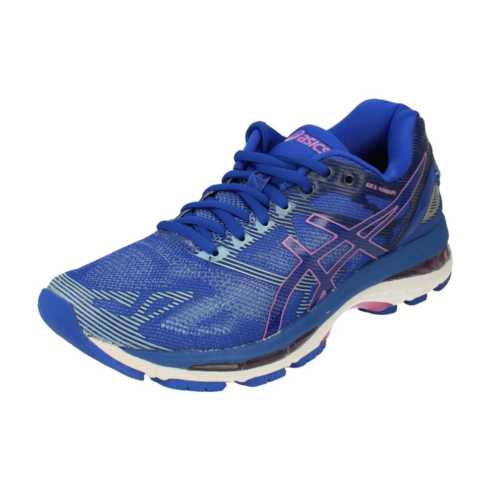 (4 (Adults')) Asics Gel-Nimbus 19 Womens Running Trainers T750N Sneakers Shoes