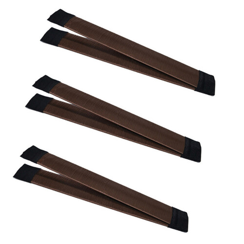 TRIXES Pack of 3 Easy Hair Bun Styling Tool Snap Band – Beauty Aid Accessory