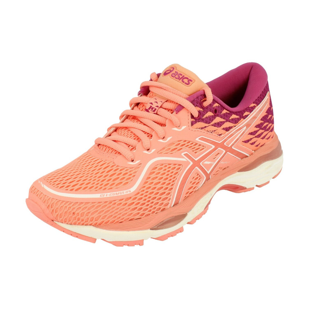 (4.5 (Adults')) Asics Gel-Cumulus 19 Womens Running Trainers T7B8N Sneakers Shoes