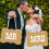 MR AND MRS PROP COWHIDE CARDS 2