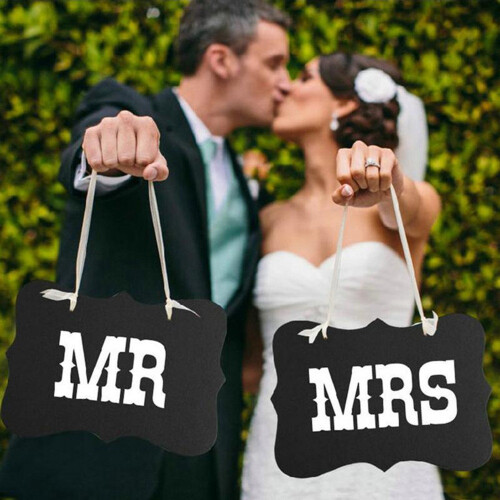 MR AND MRS PROP BLACK CARDS 1