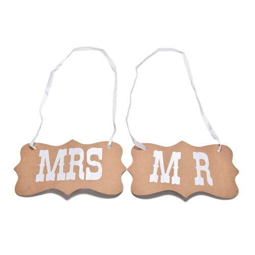 MR AND MRS PROP COWHIDE CARDS 2