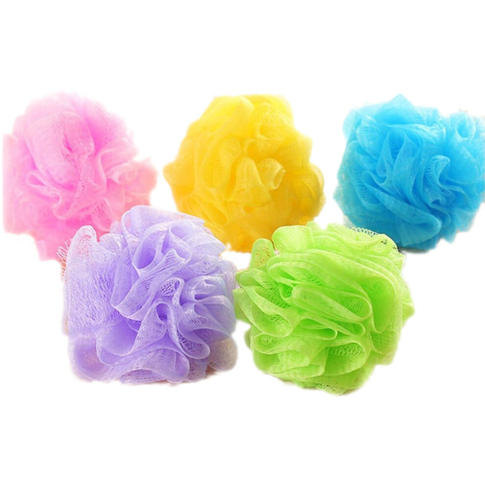 TRIXES Pack of 5 Body Scrubbers Easy Soap Lather in Assorted Colours