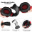 Gaming Headset PS4，Wired Stereo Game Headphones,for PS4 Xbox One PC 5