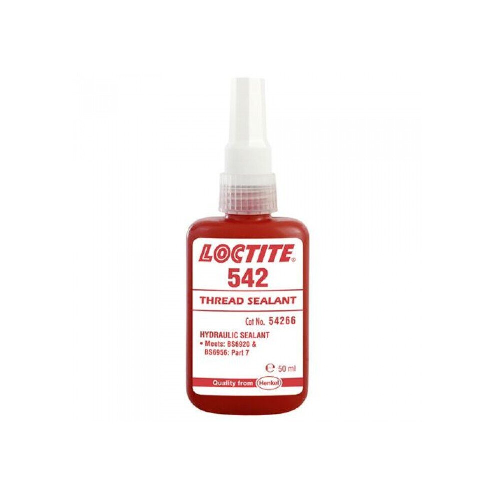 Loctite 542 Hydraulic Thread Sealant for Fine Threads 50ml