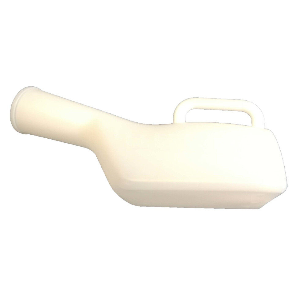 Shine International (Pack Of 1) Male Urinal With Long Neck, Handle And No Lid - Incontinence Aid