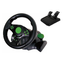 Kabalo Gaming Vibration Racing Steering Wheel (23cm) and Pedals for XBOX ONE PS3 PS2 PC USB
