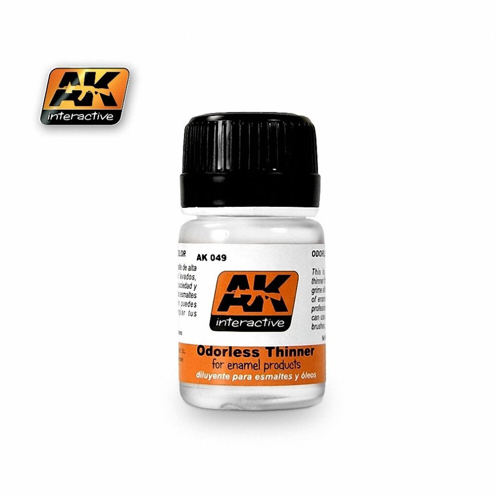 Ak Interactive Ak00049 - Wash Odourless Thinners 35Ml