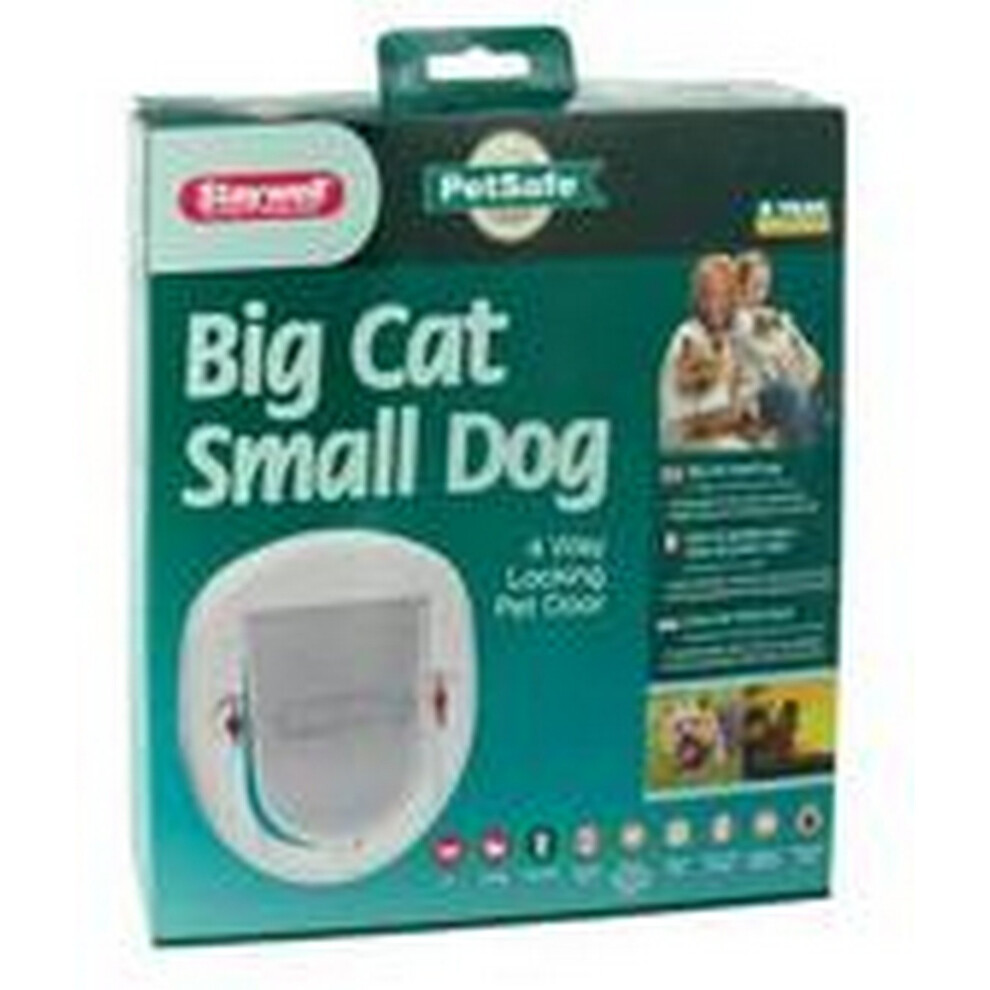 (One Size, White) Staywell No.280 Big Cat/Small Dog Pet Door