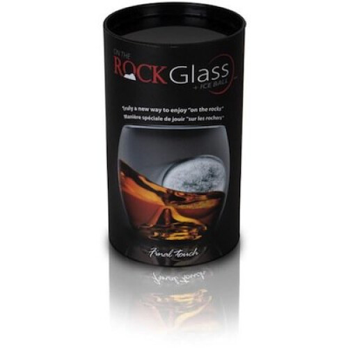 On The Rock whiskey Glass and Ice Ball 2
