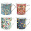 William Morris Birds Mugs - Set of 4 1