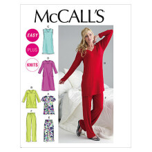 Misses'/Women's Top, Tunic, Gowns and Pants-RR (18W-20W-22W-24W) -*SEWING PATTERN*