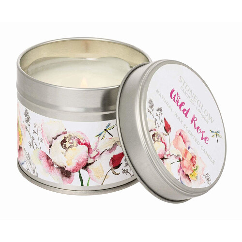 Stoneglow Stoneglow Botanics Candle in a Tin - Wild Rose