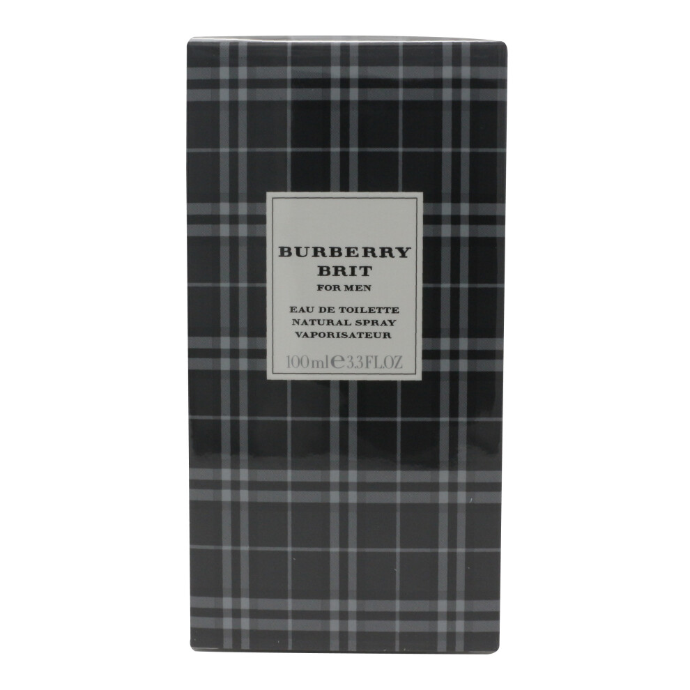 Burberry Brit For Men Eau De Toilette 3.3oz/100ml New In Box