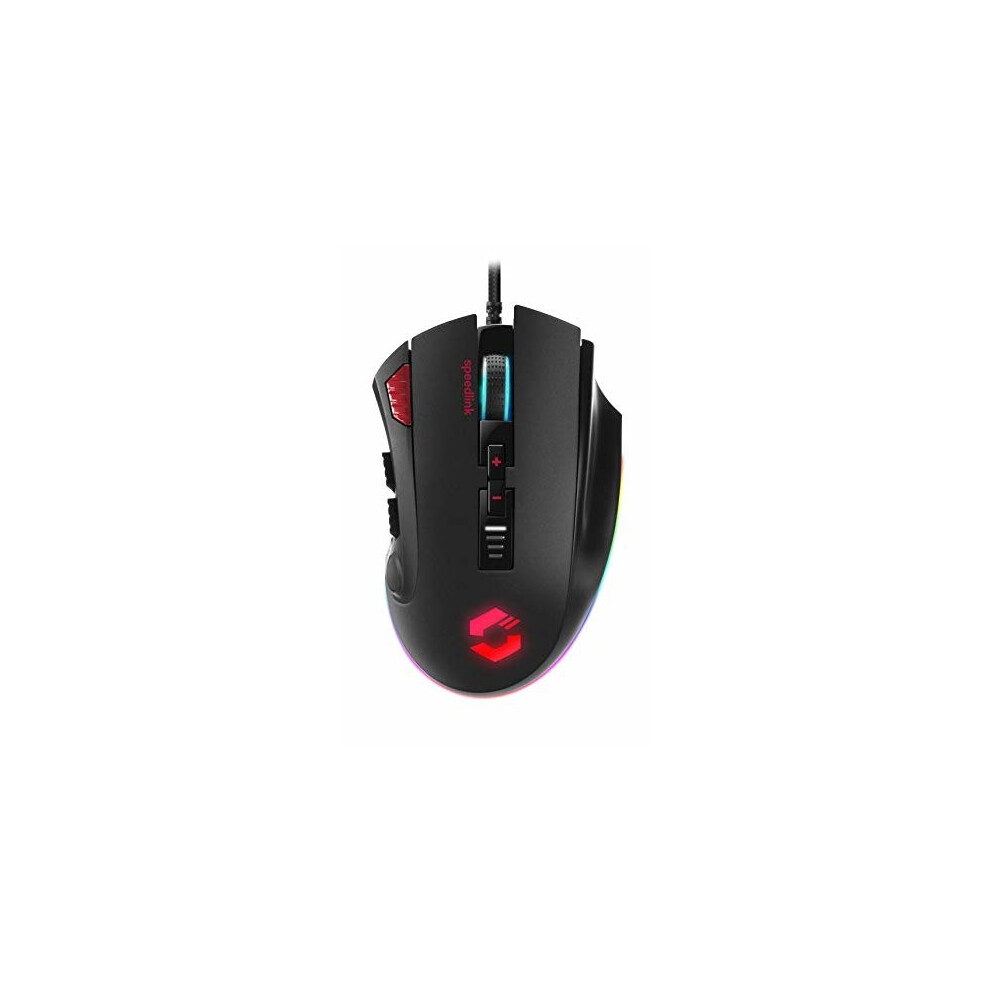 Speedlink Sl-680012-Bk Mice Usb 24000 Dpi Right-Hand - Mice (Right-Hand, Usb, 24000 Dpi, 119 G, ) (New) Black 4027301513837
