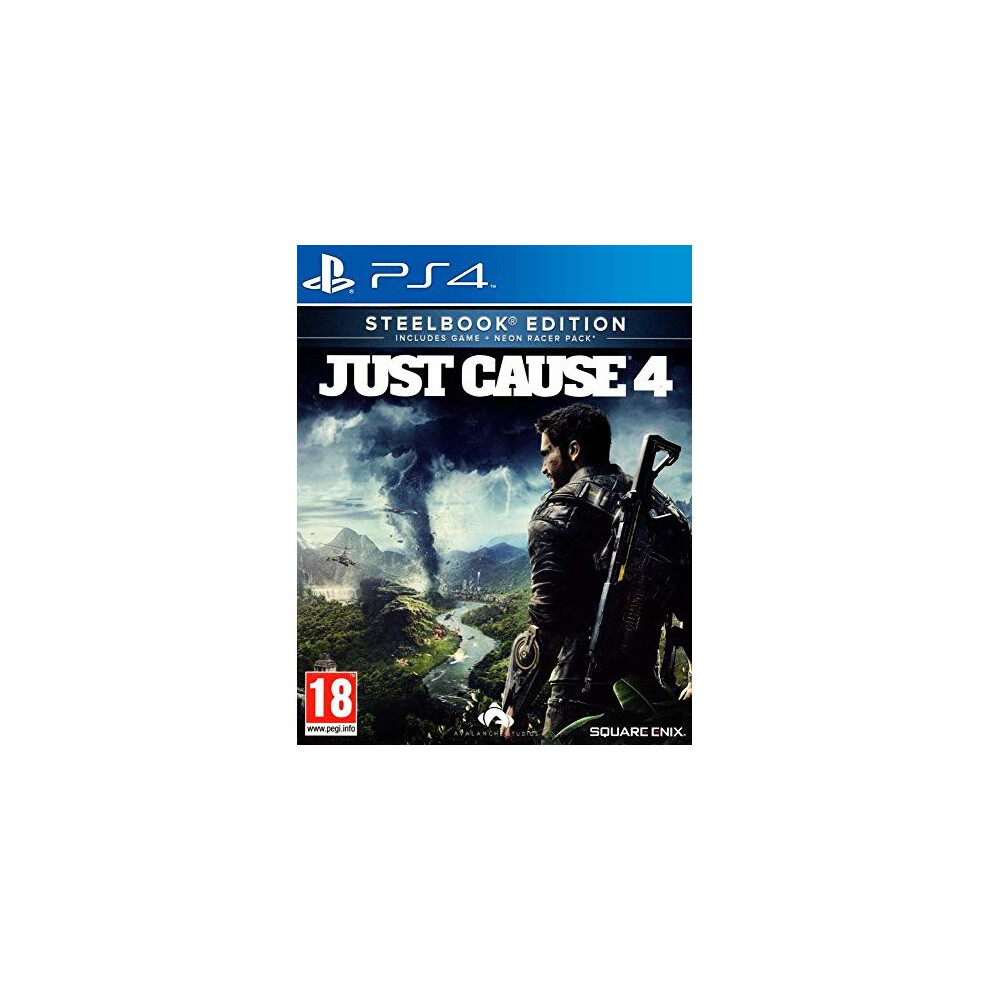 Just Cause 4 Steelbook Edition with Neon Racer Pack (PS4) (New)