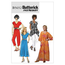Misses' Top, Dress, Caftan, Jumpsuit and Pants-Y (XSM-SML-MED) -*SEWING PATTERN*