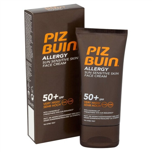 Piz Buin Piz Buin Sun Sensitive Face Cream SPF50 50ml