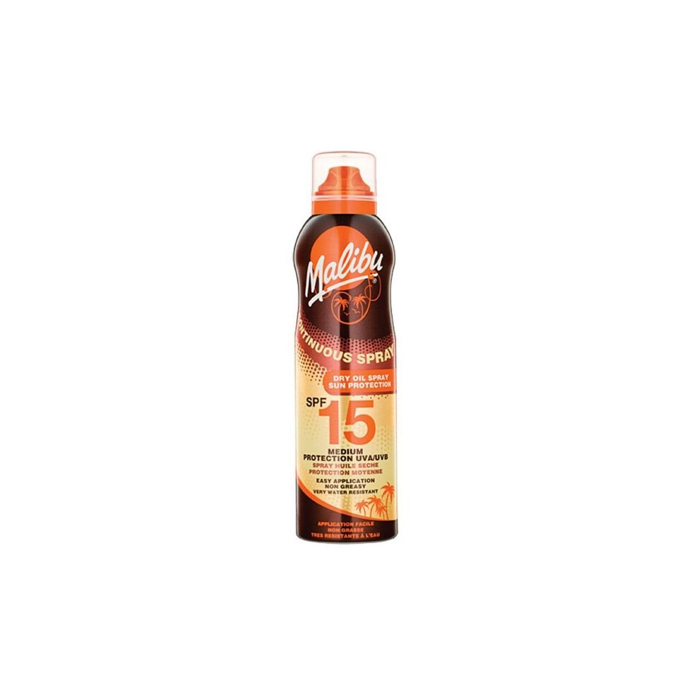 Malibu Continuous Dry Oil Spray Spf15 175Ml
