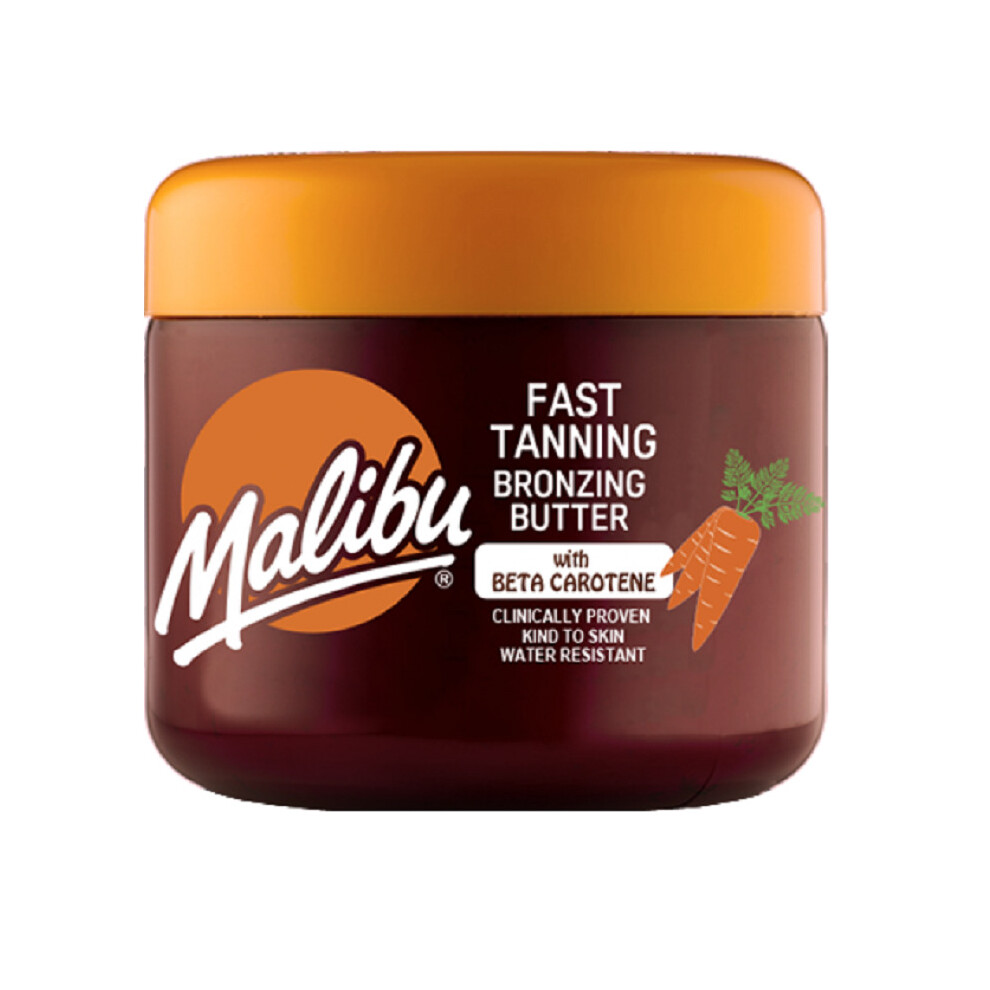Malibu Fast Tanning Bronzing Butter With Beta Carotene - 300Ml